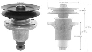 Exmark replacement spindles